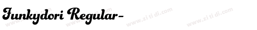 Funkydori Regular字体转换